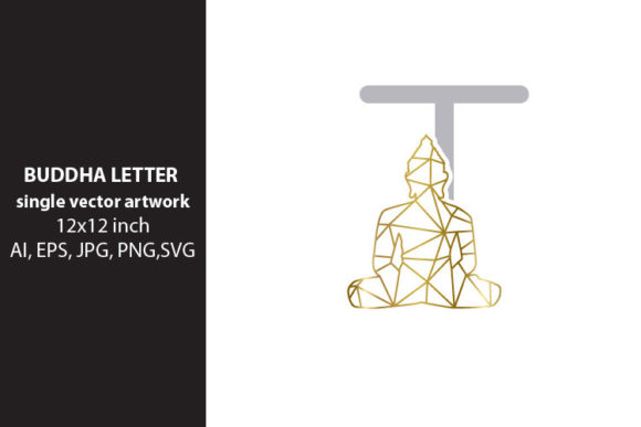 BUDDHA, Letter T: A Unique Design Element for Creative Projects