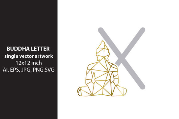Buddha, Letter X: A Unique Design Concept for Creative Professionals