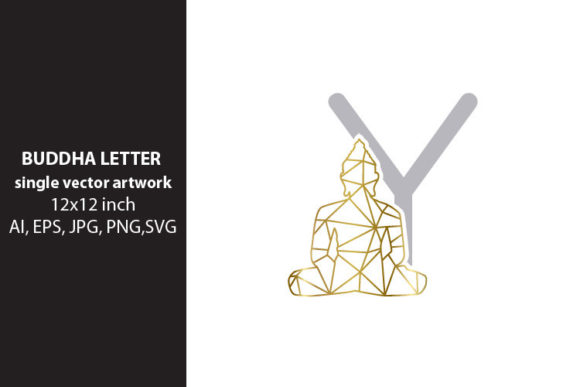 Buddha, Letter Y: A Unique Design for Creative Expression