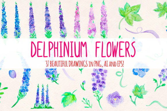Delphinium Flowers: A Unique Blend of Art and Design