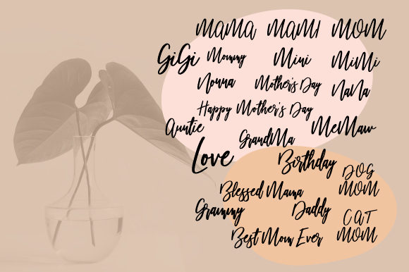 Discover the Versatility of Mother Phrase Letter Word Birthday in Modern Design