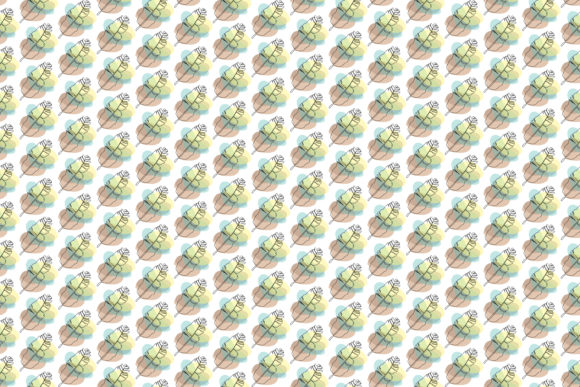 Leaf Outline Hand Drawn Vector Pattern: A Versatile Design Solution