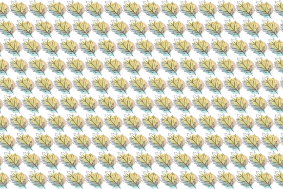 Line Leaf Seamless Pattern Background: A Versatile Design Element for Modern Creators