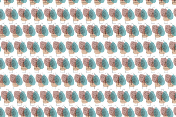 Seamless Line Art Pattern Leaves Design: A Versatile and Elegant Choice for Modern Designers