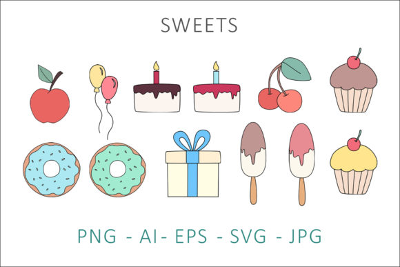 Sweet Clipart Illustration: A Versatile Resource for Creative Projects