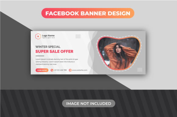 Winter Super Sale Facebook Banner Design